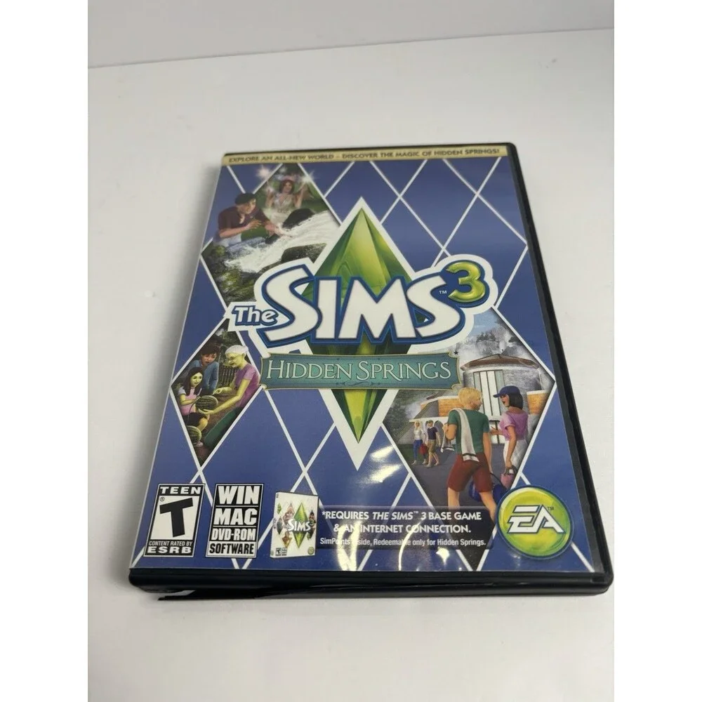 Sims 3: Hidden Springs (Windows/Mac, 2012) Read Below